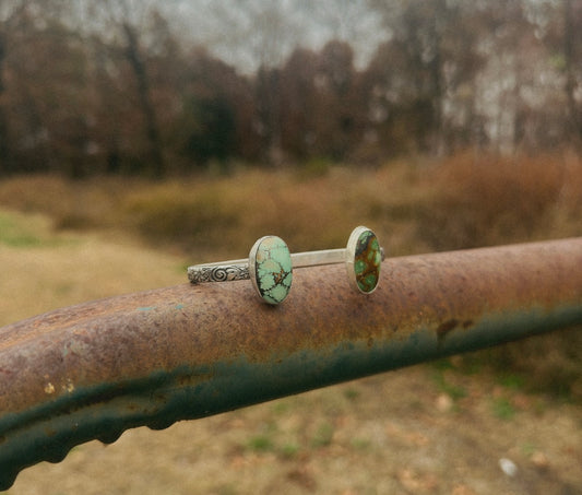 Patterned Cuff- green